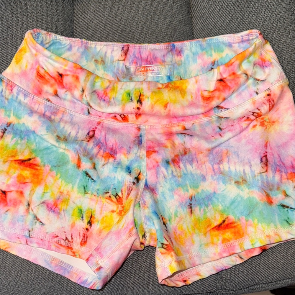 Born Primitive Pink and Orange Athletic Shorts